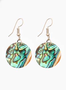 Серьги «Прилив», 5×2.2 см, ракушка