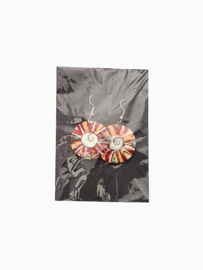 Серьги «Бали», 5×3 см, ракушка