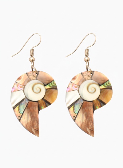 Серьги «Морская ракушка», 5.5×2 см, ракушка