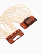 Браслет плетёный, 20×5 см, белый - Фото 6