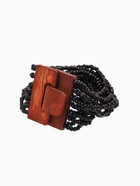 Браслет плетёный 20х5 см, цв. чёрный - фото 59410384 Браслет плетёный 20х5 см, цв. чёрный - фото 59410384