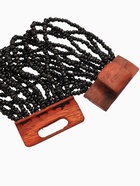 Браслет плетёный, 20×5 см, чёрный - Фото 6