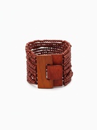 Браслет плетёный 20х5 см, цв. коричневый - фото 809285131 Браслет плетёный 20х5 см, цв. коричневый - фото 809285131