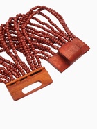 Браслет плетёный, 20×5 см, коричневый - Фото 6