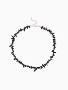 Ожерелье из камня, 45 см, чёрно-серое - Фото 2