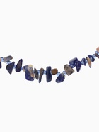 Ожерелье из камня, 45 см, синее - Фото 3