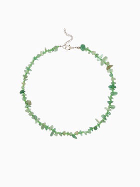 Ожерелье 20 см, цв. зелёный