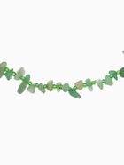 Ожерелье из камня, 45 см, зелёное - Фото 2