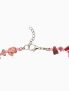 Ожерелье из камня, 45 см, розовое - Фото 4