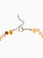 Ожерелье из камня, 45 см, янтарное - Фото 4