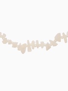 Ожерелье из камня, 45 см, белое - Фото 2