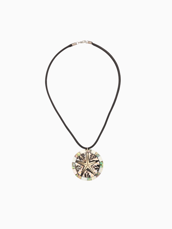 Кулон "Морская звезда" ракушка 25 см - фото 59410480