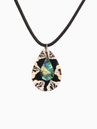 Кулон "Капля" ракушка 25,5 см, цв. чёрно-белый - фото 59410492 Кулон "Капля" ракушка 25,5 см, цв. чёрно-белый - фото 59410492