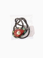 Кулон "Капля" ракушка 25,5 см, цв. чёрно-красный - фото 809417042