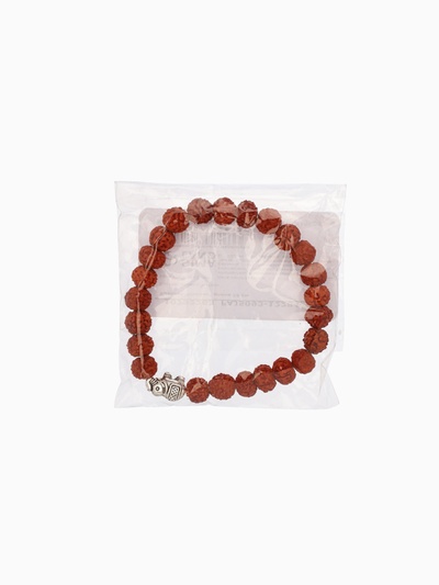 Браслет «Слоник», рудракша, длина 18 см