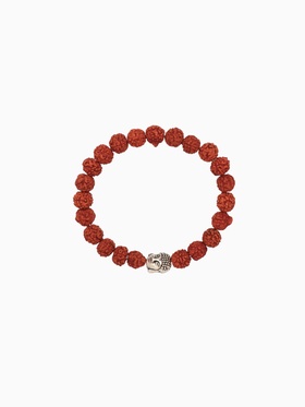 Браслет "Будда" рудракша, длина 18 см