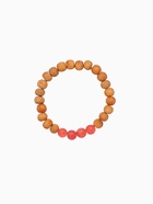 Браслет из сандалового дерева с агатом, длина 18 см, цв. красный - фото 809285289 Браслет из сандалового дерева с агатом, длина 18 см, цв. красный - фото 809285289