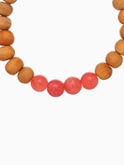 Браслет из сандалового дерева с агатом, длина 18 см, цв. красный - фото 809285291 Браслет из сандалового дерева с агатом, длина 18 см, цв. красный - фото 809285291