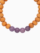 Браслет из сандалового дерева с агатом, длина 18 см, цв. сиреневый - фото 59410548 Браслет из сандалового дерева с агатом, длина 18 см, цв. сиреневый - фото 59410548
