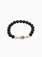 Браслет «Будда», длина 18 см, жемчуг, лава - Фото 2