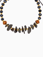 Браслет, длина 16 см, синий, золотой - Фото 2