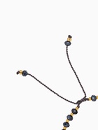 Браслет, длина 16 см, синий, золотой - Фото 3