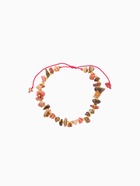 Браслет, длина 16 см, розовый, золотой - фото 59846743