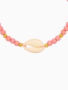 Браслет «Моана», длина 16 см, камень пирит, розовый - Фото 2