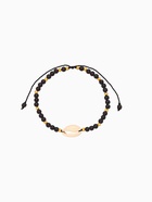 Браслет «Моана», длина 16 см, камень пирит, чёрный - Фото 1