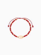Браслет «Моана», длина 16 см, камень пирит, красный - Фото 1