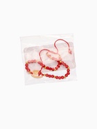 Браслет «Моана», длина 16 см, камень пирит, красный - Фото 4