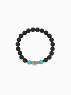 Браслет "Слоник" камень пирит, лава, длина 18 см, цв. чёрный, бирюзовый - фото 809285389 Браслет "Слоник" камень пирит, лава, длина 18 см, цв. чёрный, бирюзовый - фото 809285389