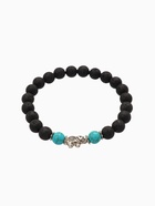 Браслет "Слоник" камень пирит, лава, длина 18 см, цв. чёрный, бирюзовый - фото 809285390 Браслет "Слоник" камень пирит, лава, длина 18 см, цв. чёрный, бирюзовый - фото 809285390