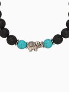 Браслет "Слоник" камень пирит, лава, длина 18 см, цв. чёрный, бирюзовый - фото 809285391 Браслет "Слоник" камень пирит, лава, длина 18 см, цв. чёрный, бирюзовый - фото 809285391