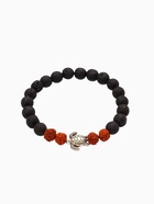 Браслет "Черепашка" лава, рудракша, длина 18 см, цв. чёрный, коричневый - фото 59410663 Браслет "Черепашка" лава, рудракша, длина 18 см, цв. чёрный, коричневый - фото 59410663