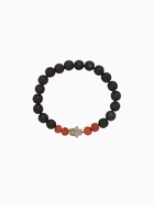 Браслет "Хамса" лава, рудракша, длина 18 см, цв. чёрный, коричневый - фото 809285413 Браслет "Хамса" лава, рудракша, длина 18 см, цв. чёрный, коричневый - фото 809285413