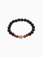 Браслет "Хамса" лава, рудракша, длина 18 см, цв. чёрный, коричневый - фото 809285414 Браслет "Хамса" лава, рудракша, длина 18 см, цв. чёрный, коричневый - фото 809285414