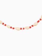 Браслет на ногу (анклет), длина 18 см, цв. белый, красный - фото 59410675 Браслет на ногу (анклет), длина 18 см, цв. белый, красный - фото 59410675