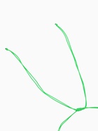 Браслет на ногу, анклет, длина 20 см, белый, зелёный - фото 59410680 Браслет на ногу, анклет, длина 20 см, белый, зелёный - фото 59410680