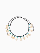 Браслет на ногу «Ракушки», анклет, длина 24 см, чёрный - Фото 1