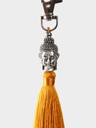 Брелок-кисточка "Будда" 17 см, цв. золотистый, серебристый - фото 809285451 Брелок-кисточка "Будда" 17 см, цв. золотистый, серебристый - фото 809285451