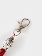 Брелок-кисточка "Будда" 17 см, цв. бордовый, серебристый - фото 809285455 Брелок-кисточка "Будда" 17 см, цв. бордовый, серебристый - фото 809285455