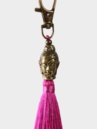 Брелок-кисточка "Будда" 17 см, цв. фуксия, золотистый - фото 809285457 Брелок-кисточка "Будда" 17 см, цв. фуксия, золотистый - фото 809285457