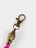 Брелок-кисточка "Будда" 17 см, цв. фуксия, золотистый - фото 809285458 Брелок-кисточка "Будда" 17 см, цв. фуксия, золотистый - фото 809285458