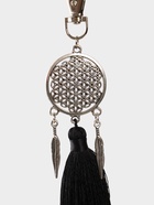 Брелок-кисточка "Ловец снов" 17 см, цв. чёрный, серебристый - фото 809285460 Брелок-кисточка "Ловец снов" 17 см, цв. чёрный, серебристый - фото 809285460