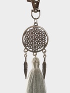 Брелок-кисточка "Ловец снов" 17 см, цв. серебристый - фото 809285475 Брелок-кисточка "Ловец снов" 17 см, цв. серебристый - фото 809285475