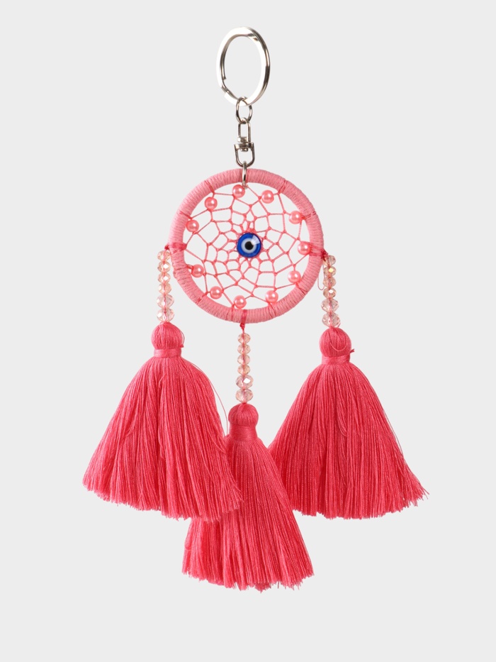 Брелок «Ловец снов», 17 см, розовый