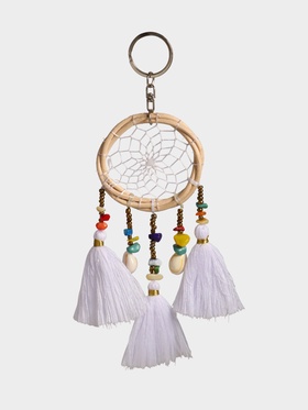 Брелок «Ловец снов», 17 см, белоснежный