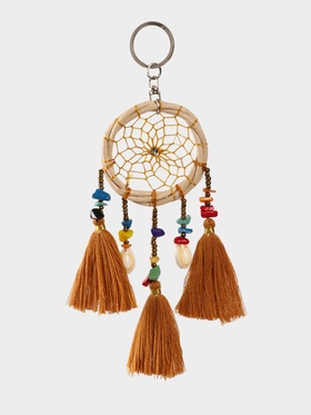 Брелок "Ловец снов" 17 см, цв. медный