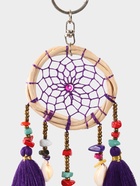 Брелок "Ловец снов" 17 см, цв. фиолетовый - фото 809285514 Брелок "Ловец снов" 17 см, цв. фиолетовый - фото 809285514